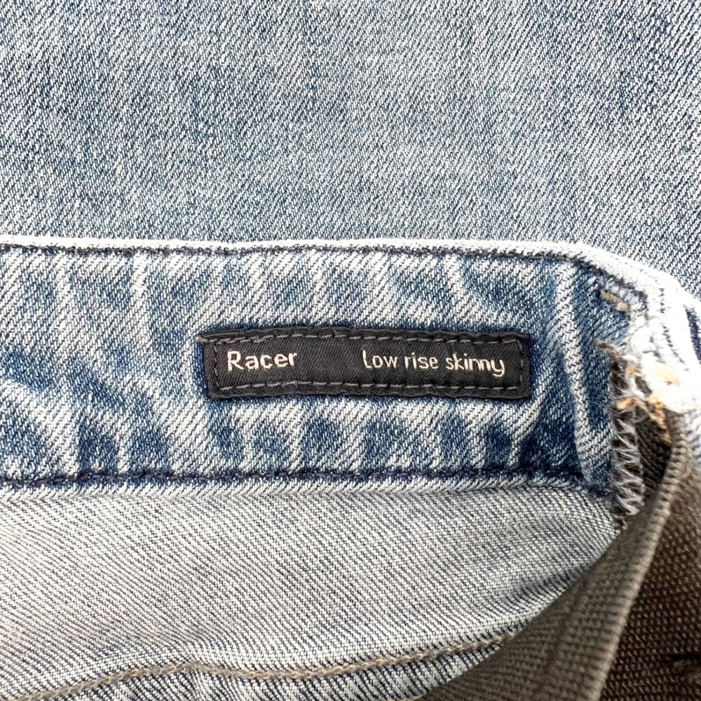 Citizens of Humanity Racer Low Rise Skinny Maternity Jeans Light Wash Size 27 - Picture 8 of 8